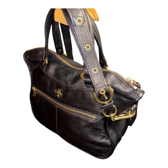 orYANY Sarah Leather Bag with Gold Accents - Picture 3 of 17